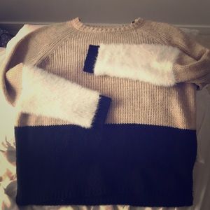 fuzzy sweater
